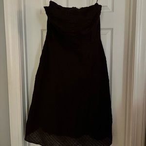 JCrew cotton strapless dress